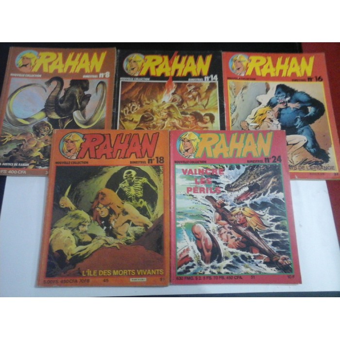 RAHAN - Edition Vaillant - 5 numere ( 8,14,16,18,24)